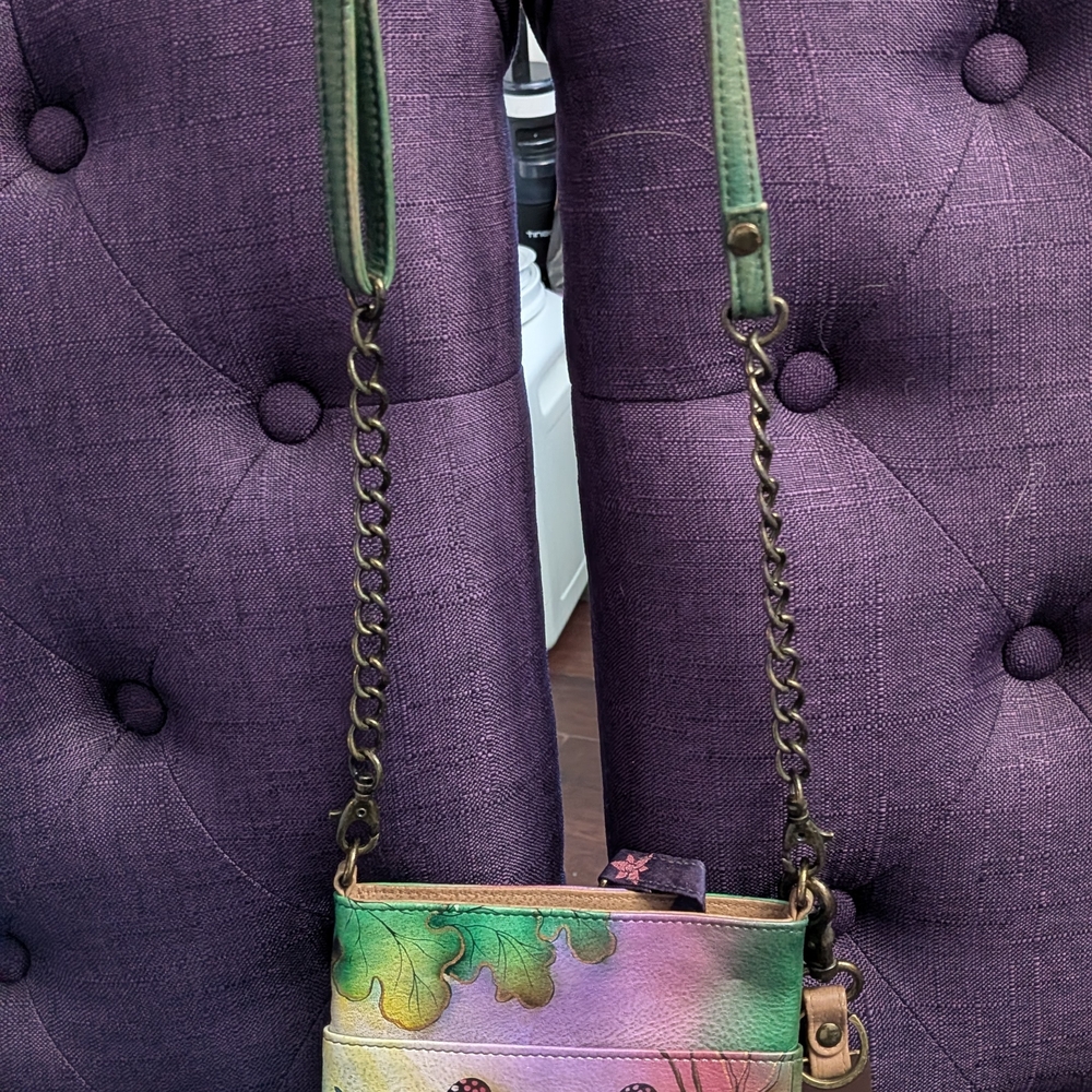 Anuschka Hand Painted Purse - Picture 3 of 6